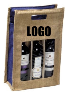 Bolsa triple para vinos