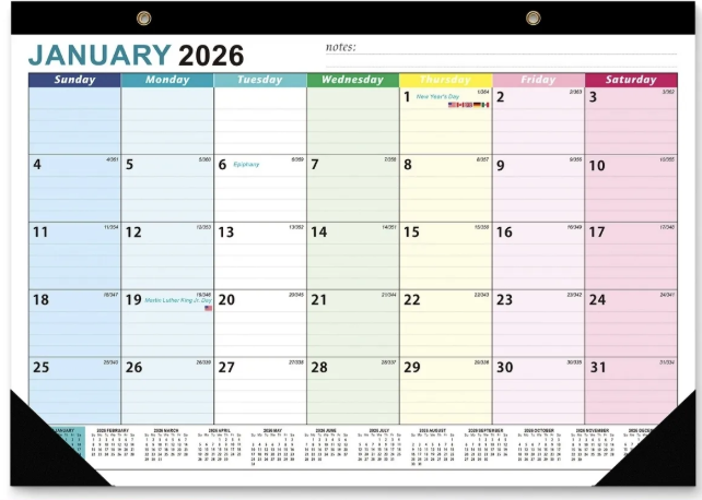 Planificador y Calendario Mensual