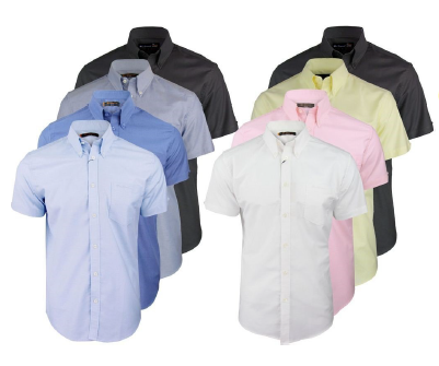Camisas Oxford manga corta