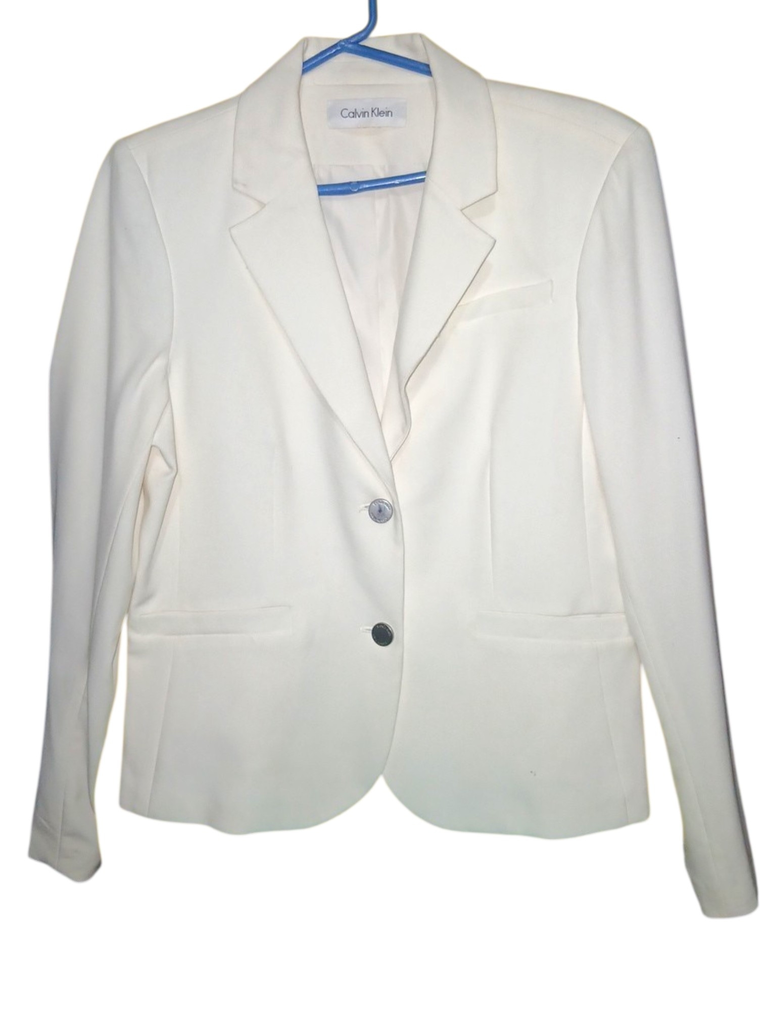 Saco ivory  de la marca Calvin Klein