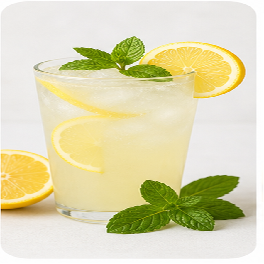 Limonada con menta