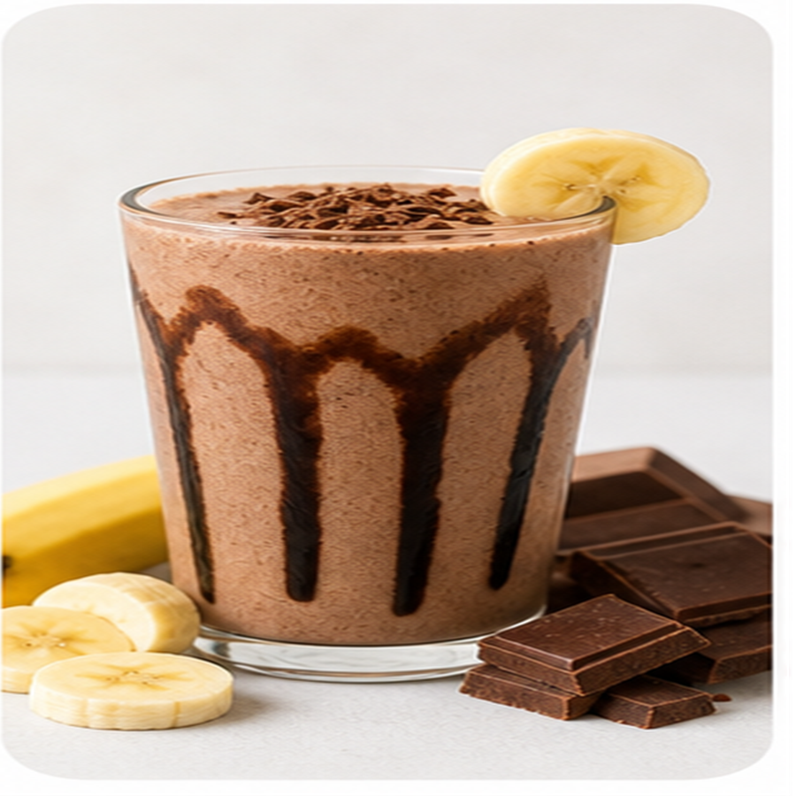 Malteada choco banano