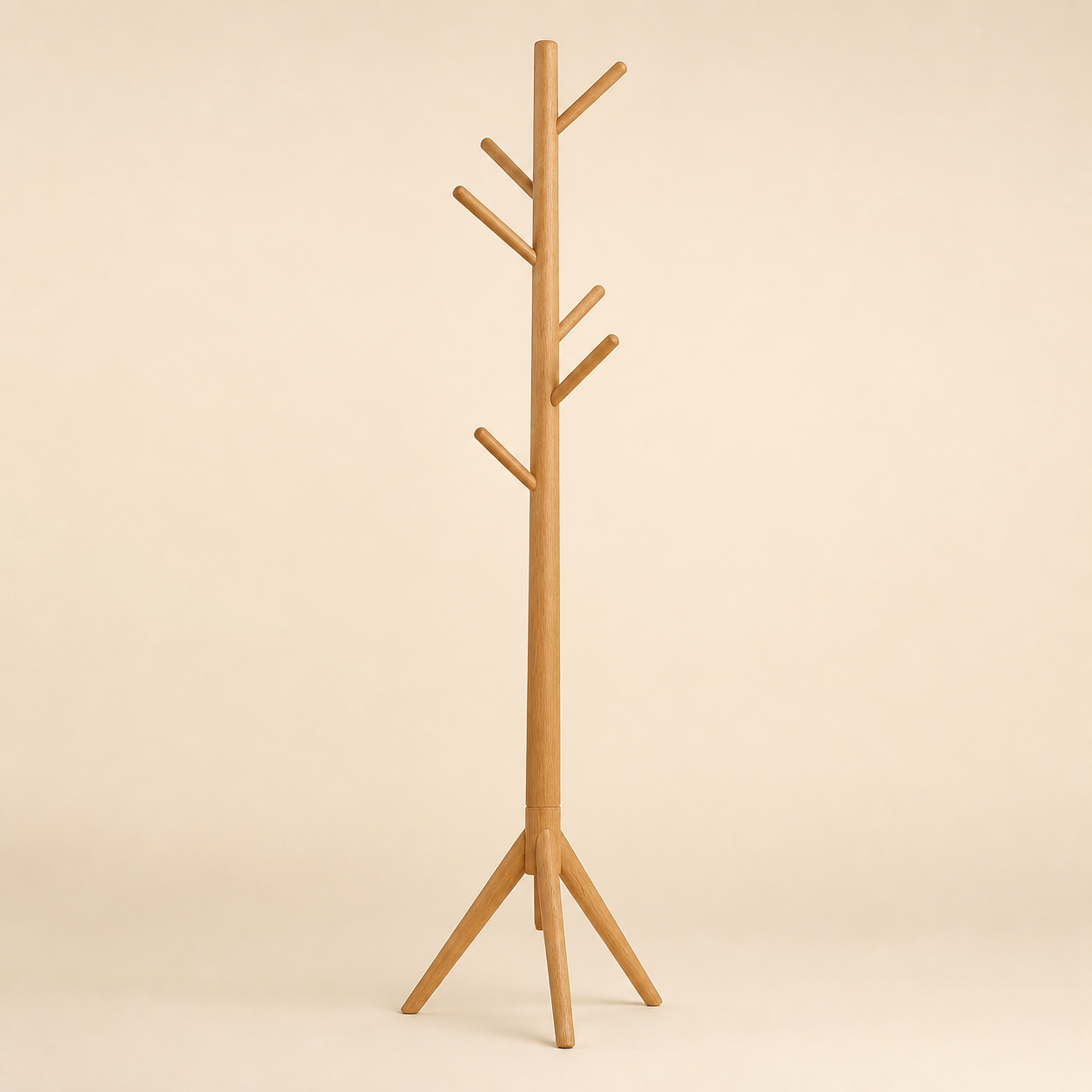 Perchero Nórdico de Madera