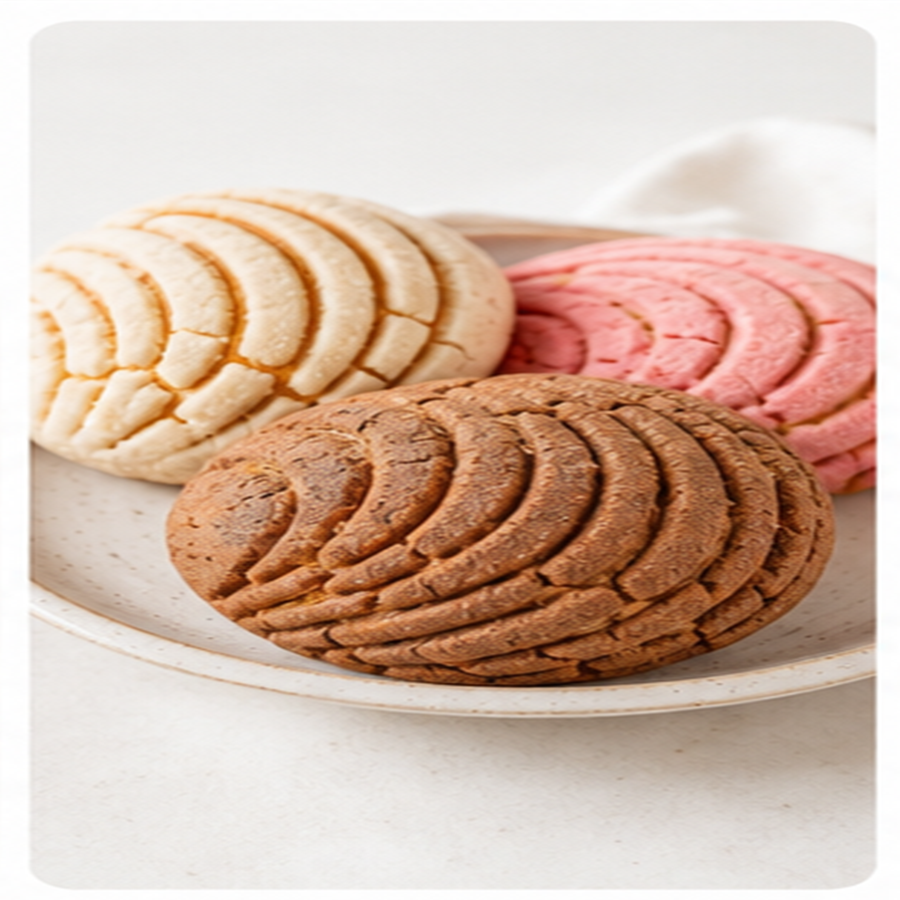Conchas dulces surtidas