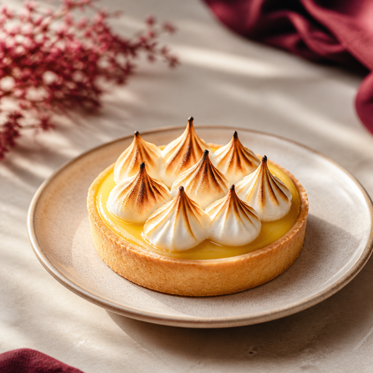 Tarta fresca de limón