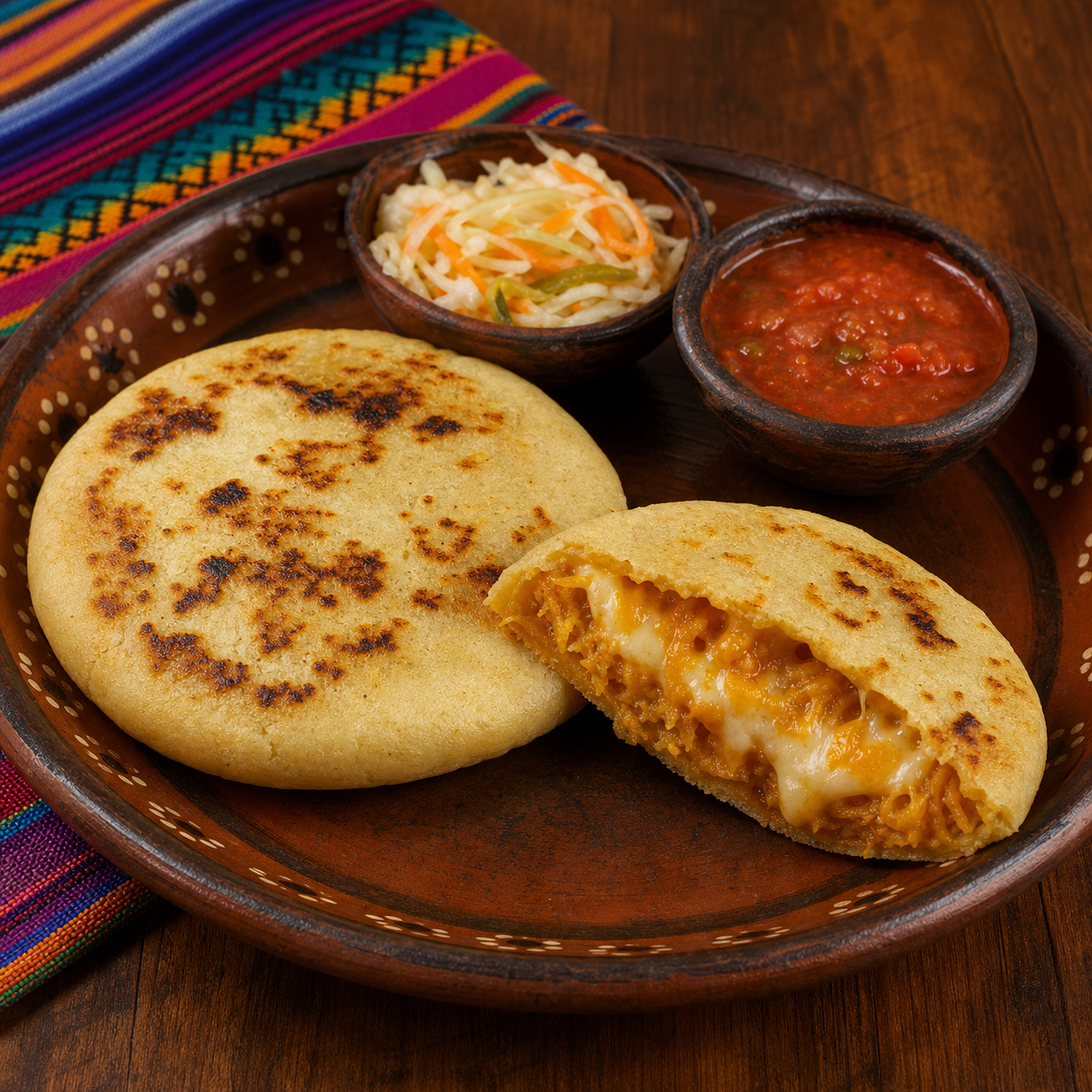 Pupusa de Ayote con Queso