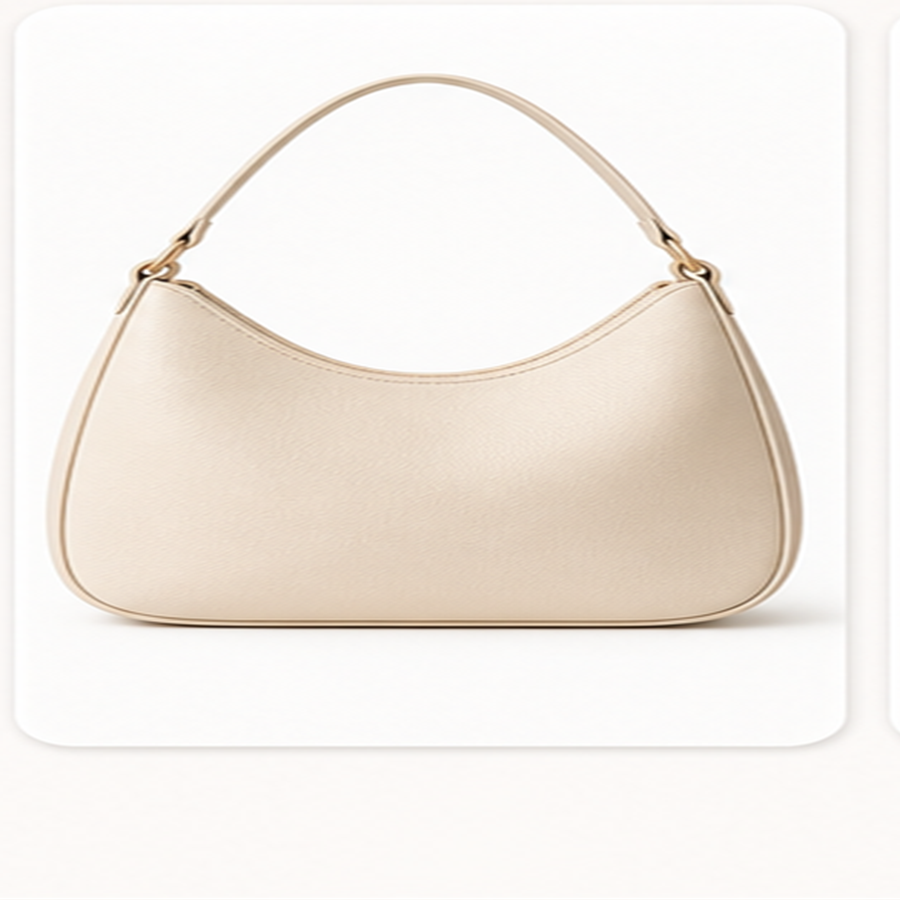 Bolso crema diario